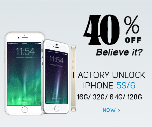 Apple factory unlock iPhone 5s/6, up to 40% off. 16G/32G/64G/128G