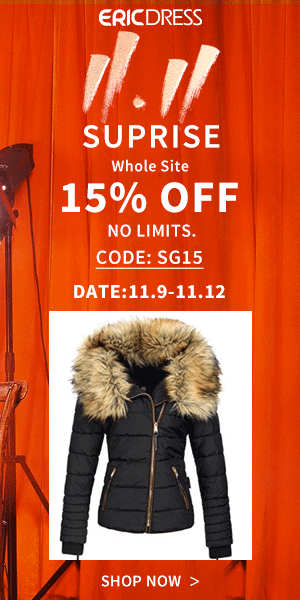 11.11 supries 15% off No limited