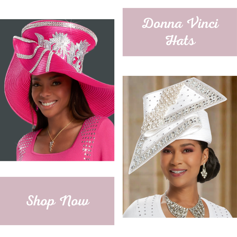 Womensuits.com Donna Vinci Hats collection
