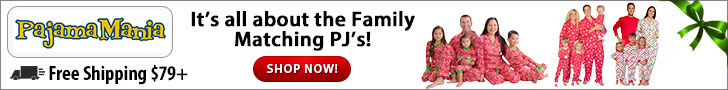 It’s all about the family matching PJ’s from PajamaMania.com