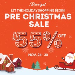 Pre Christmas Sale: Up to 55% OFF+Free Shipping