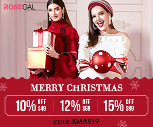 ROSEGAL Christmas Sale! Up To 15% Off
