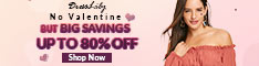 No Valentine But Up To 80% OFF, Shop Now