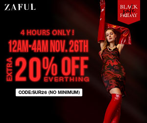ONLY FOR 12AM-4AM NOV. 26TH: EXTRA 20% OFF EVERYTHING