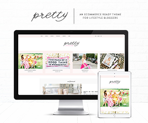 Pretty eCommerce WordPress Theme for Lifestyle Bloggers