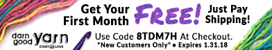 Get Your First Month of Yarn Club Free with Code 8TDM7H