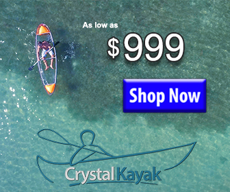 Buy a Crystal Kayak For As Low As $999