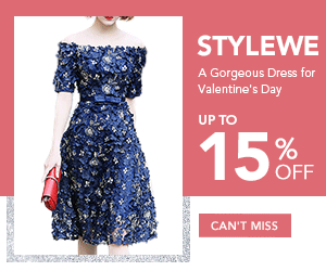 Up to 15%Off, A Gorgeous Dress for Valentine's Day