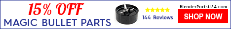 Save 15% Off Magic Bullet Parts + Free Shipping