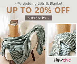 Newchic F/W Bedding Sets & Blanket Up To 20% OFF