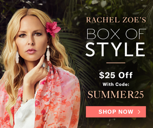 Save $25 off your Summer Box all season long at BoxofStyle.com! Promo code: SUMMER25 (Valid 5/4-8/1 exclusions apply)