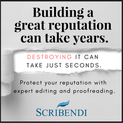 Editing and Proofreading by Scribendi