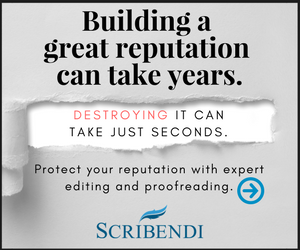 Editing and Proofreading by Scribendi