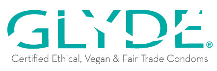 Glyde certified ethical, vegan and fair trade condoms.