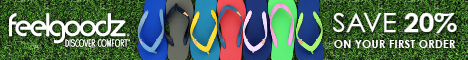 Feelgoodz natural flip flops