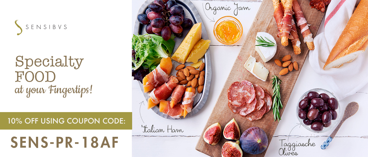 Specialty Food: 10% off using coupon code
