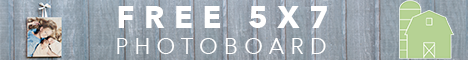 Free 5x7 Wooden PhotoBoard (reg. $40)