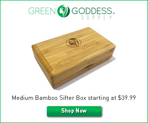 Green Goddess Supply Medium Bamboo Sifter Box