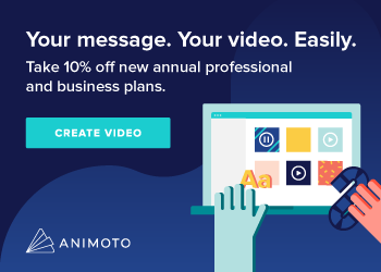 Animoto banner