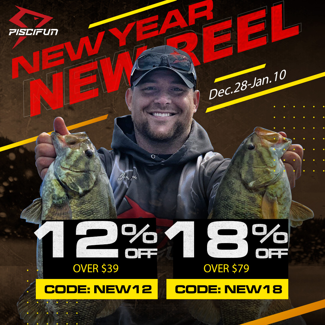 18% off  over $79 Piscifun Fishing Gear