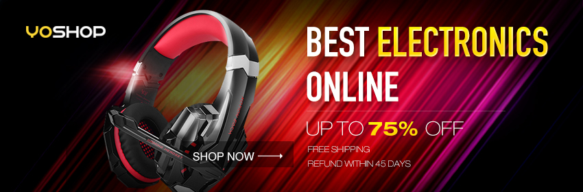 Shop yoshop for all the latest electronics! Enjoy free shipping and up to 75% OFF! Update your electronics collection now!