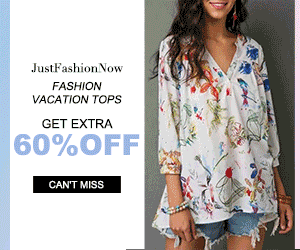 Fashion Vacation Tops, Get Extra 60%Off,Can't Miss