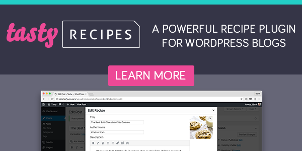 tasty recipes plugin