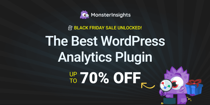 MonsterInsights Black Friday