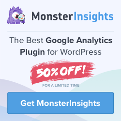 Google Analytics Dashboard for WordPress by MonsterInsights plugin