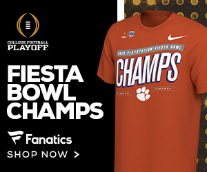 Shop for 2019 Clemson Tigers Fiesta Bowl Champs Fan Gear at Fanatics