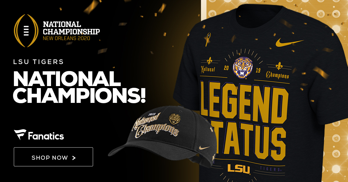 Shop for LSU Tigers Champs Gear