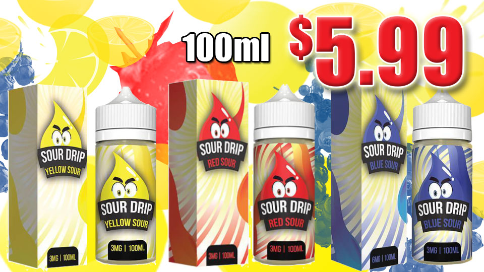 Sour Drip Vape juice 100ml $5.99