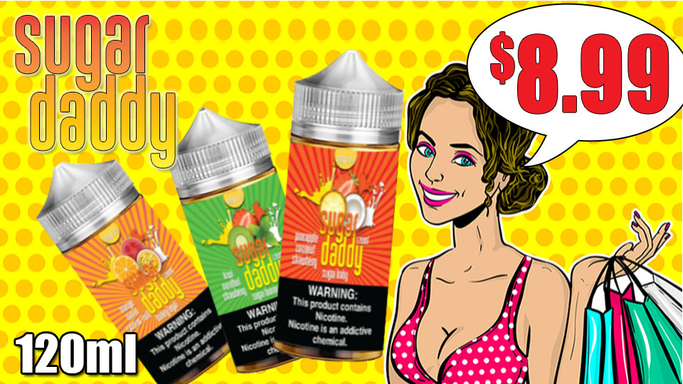 Sugar Daddy E-Liquid 120ml $7.99