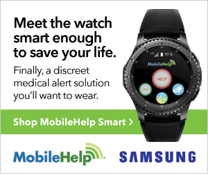 Meet the watch smart  enough to save your life - shop MobileHelp Smart.