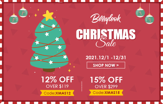 Christmas Sale 12% Off $119 CODE: XMAS12