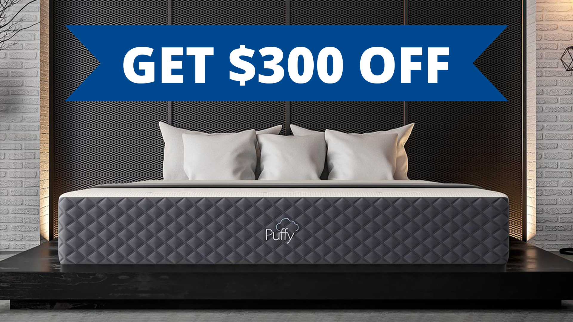 puffy mattress 300 off sale