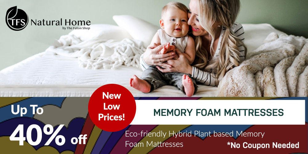 The Futon Shop - 50% OFF Memory Foam Mattresses