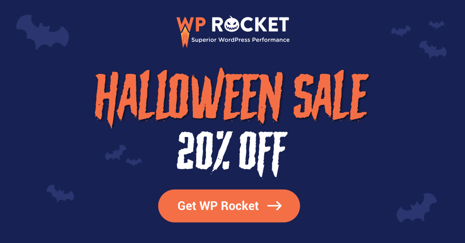 WP Rocket Halloween Promo