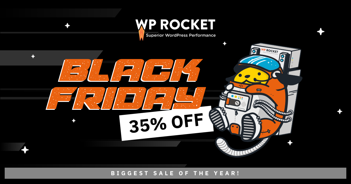 WP Rocket Black Friday