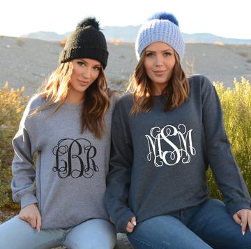 Custom Monogram sweatshirts