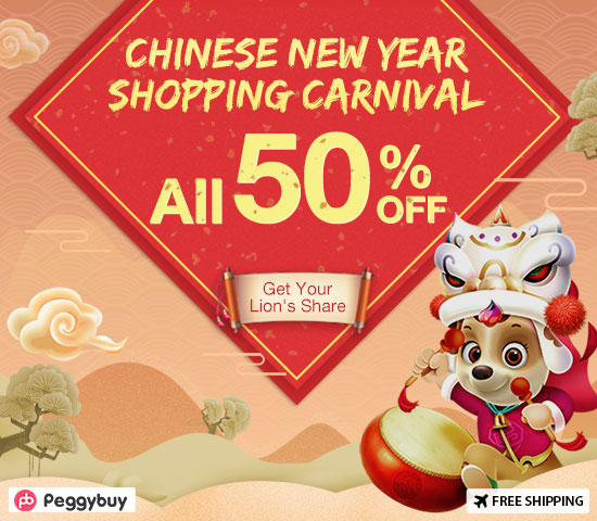Chinese New Year Shopping Carnival, All 50% OFF