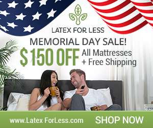 latex beds for lesss