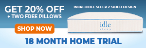 30% OFF + 2 FREE pillows on any Idle mattress 