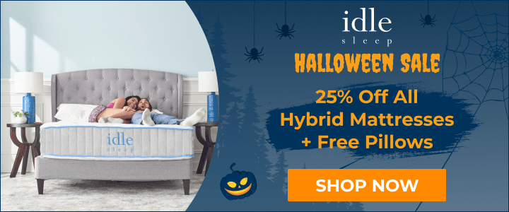 Halloween Sale: 25% Off Any Hybrid Mattress + 2 Free Pillows