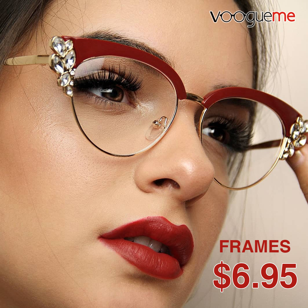 Stylish Eyeglasses down to $6.95!