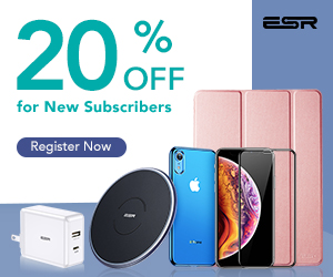 20% OFF for New Subscriber - ESR