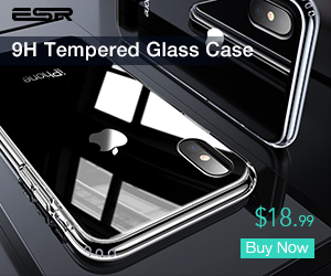 ESR iPHone XS Max Tempered Glass Case