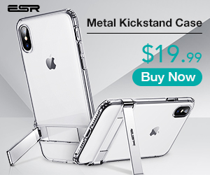 ESR iPhone XS Max Metal Kickstand Case