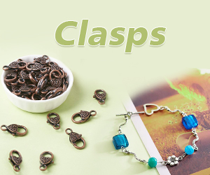Beebeecraft offers a wide range of different style clasps for you to choose from, including Lobster Claw, Magnetic Clasps, Key Clasps, Swivel Clasps, Toggle Clasps and much more!