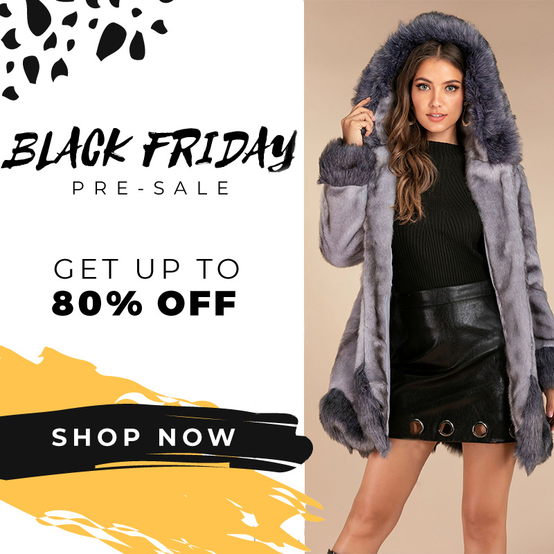 Up to 80% off our new Winter fur Coats 2019